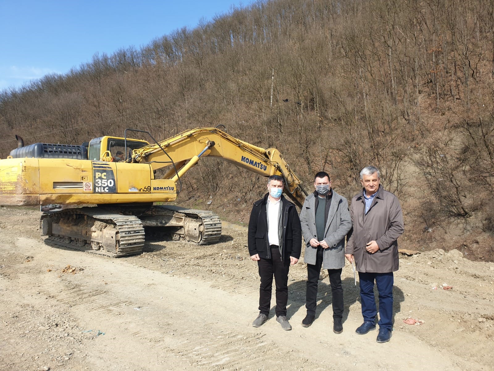 Državni sekretar Dujanović obišao radove na sanaciji deponije Stanjevina